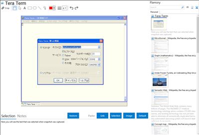 Tera Term - Flamory bookmarks and screenshots
