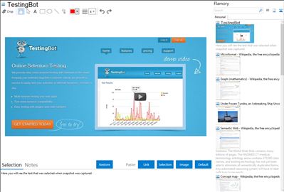 TestingBot - Flamory bookmarks and screenshots