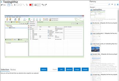 TestingWhiz - Flamory bookmarks and screenshots