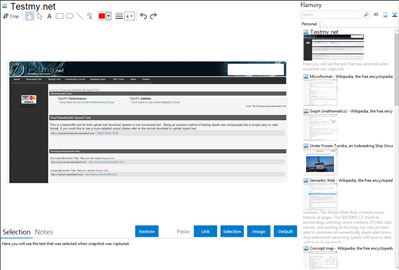 Testmy.net - Flamory bookmarks and screenshots