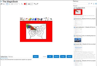 The MagicBook - Flamory bookmarks and screenshots