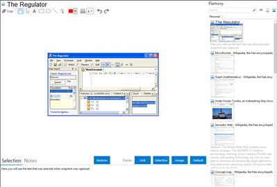 The Regulator - Flamory bookmarks and screenshots
