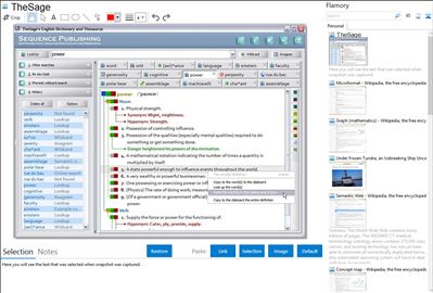 TheSage - Flamory bookmarks and screenshots
