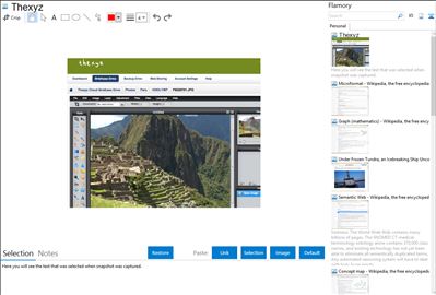 Thexyz - Flamory bookmarks and screenshots