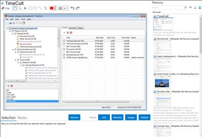 TimeCult - Flamory bookmarks and screenshots
