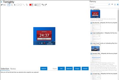 Tomighty - Flamory bookmarks and screenshots
