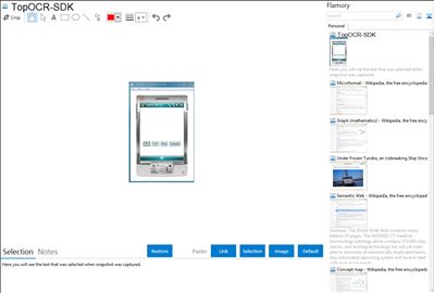 TopOCR-SDK - Flamory bookmarks and screenshots