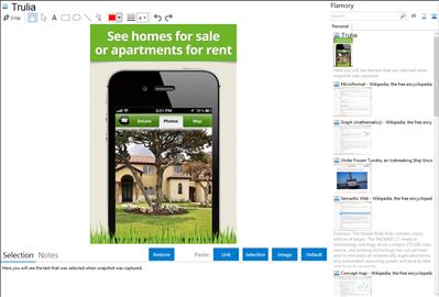 Trulia - Flamory bookmarks and screenshots