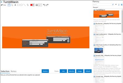 TumblMacin - Flamory bookmarks and screenshots