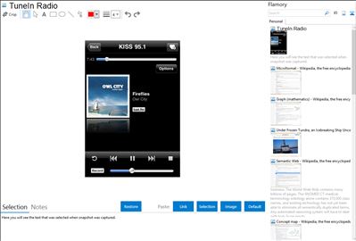 TuneIn Radio - Flamory bookmarks and screenshots