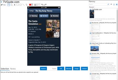 TVGuide.com - Flamory bookmarks and screenshots