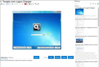 Tweaks.com Logon Changer - Flamory bookmarks and screenshots