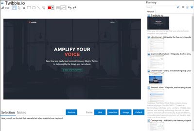 Twibble.io - Flamory bookmarks and screenshots