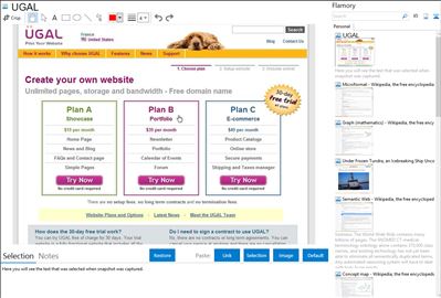 UGAL - Flamory bookmarks and screenshots