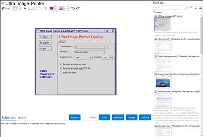 Ultra Image Printer - Flamory bookmarks and screenshots