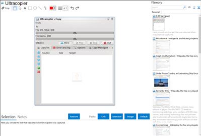 Ultracopier - Flamory bookmarks and screenshots