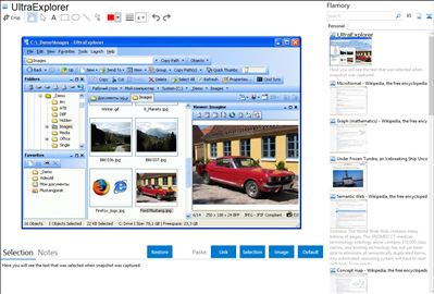UltraExplorer - Flamory bookmarks and screenshots