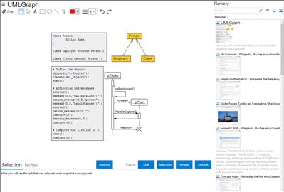 UMLGraph - Flamory bookmarks and screenshots