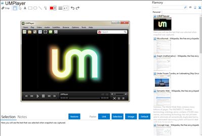 UMPlayer - Flamory bookmarks and screenshots