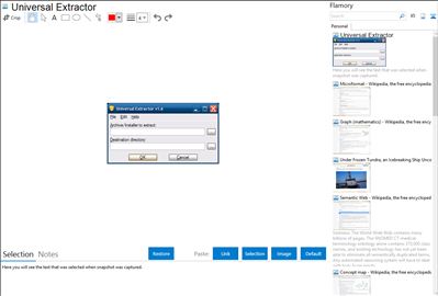 Universal Extractor - Flamory bookmarks and screenshots