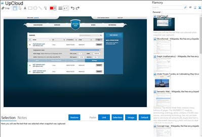 UpCloud - Flamory bookmarks and screenshots