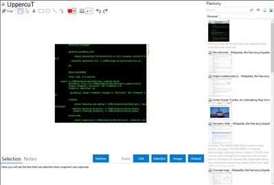 UppercuT - Flamory bookmarks and screenshots
