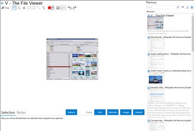 V - The File Viewer - Flamory bookmarks and screenshots