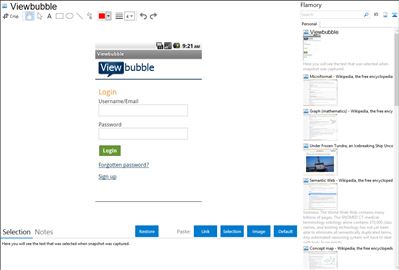 Viewbubble - Flamory bookmarks and screenshots