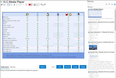 VLC Media Player - Flamory bookmarks and screenshots