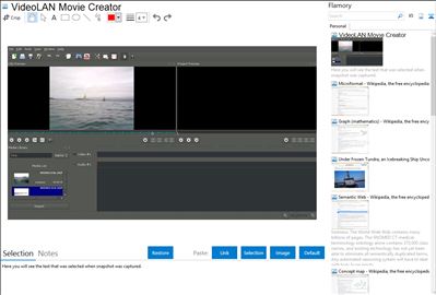 VideoLAN Movie Creator - Flamory bookmarks and screenshots