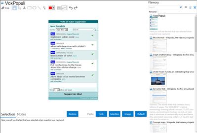VoxPopuli - Flamory bookmarks and screenshots