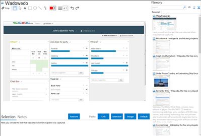 Wadowedo - Flamory bookmarks and screenshots