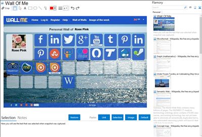 Wall Of Me - Flamory bookmarks and screenshots