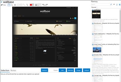 wallbase - Flamory bookmarks and screenshots