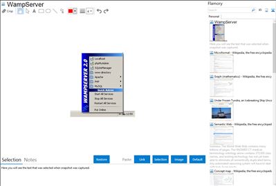 WampServer - Flamory bookmarks and screenshots
