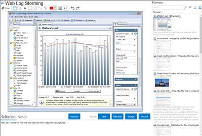 Web Log Storming - Flamory bookmarks and screenshots