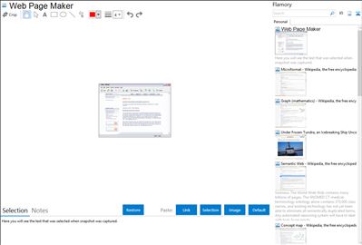 Web Page Maker - Flamory bookmarks and screenshots