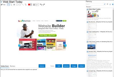 Web Start Today - Flamory bookmarks and screenshots