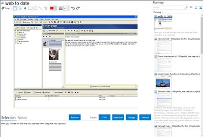 web to date - Flamory bookmarks and screenshots