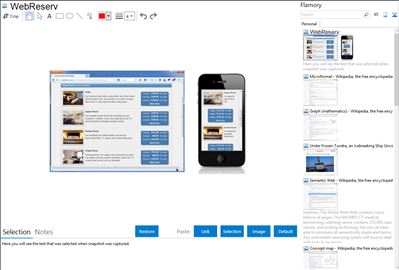 WebReserv - Flamory bookmarks and screenshots