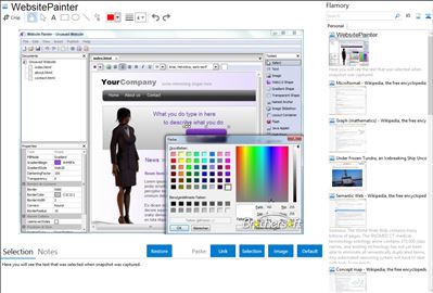 WebsitePainter - Flamory bookmarks and screenshots