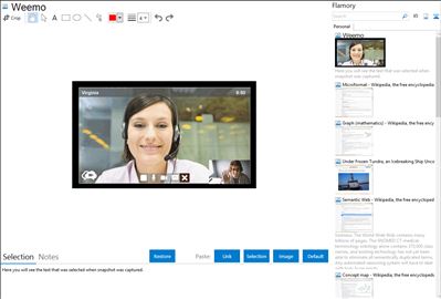 Weemo - Flamory bookmarks and screenshots
