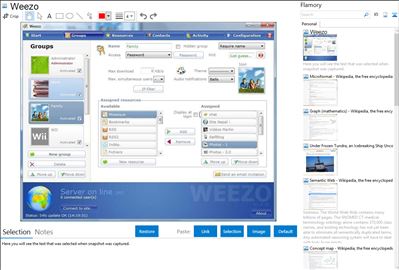 Weezo - Flamory bookmarks and screenshots