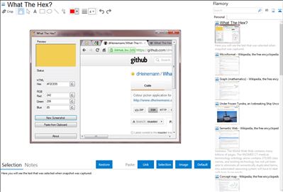 What The Hex? - Flamory bookmarks and screenshots