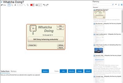 Whatcha Doing? - Flamory bookmarks and screenshots