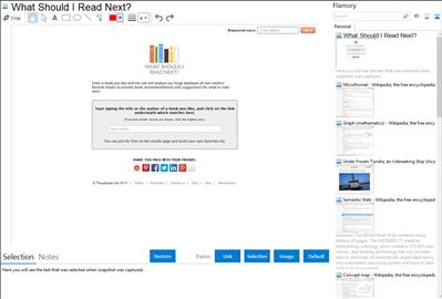 What Should I Read Next? - Flamory bookmarks and screenshots