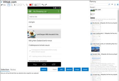 Whisk.com - Flamory bookmarks and screenshots