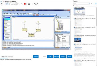 WhiteStarUML - Flamory bookmarks and screenshots