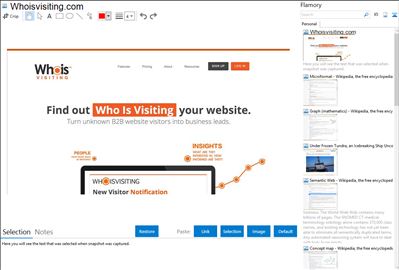 Whoisvisiting.com - Flamory bookmarks and screenshots