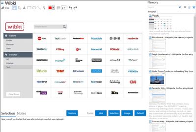 Wibki - Flamory bookmarks and screenshots